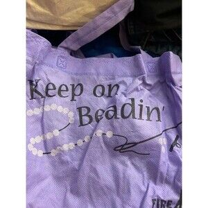 Beading market bag, simple, reusable